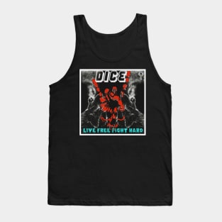 Rock and roll lone wolf Tank Top